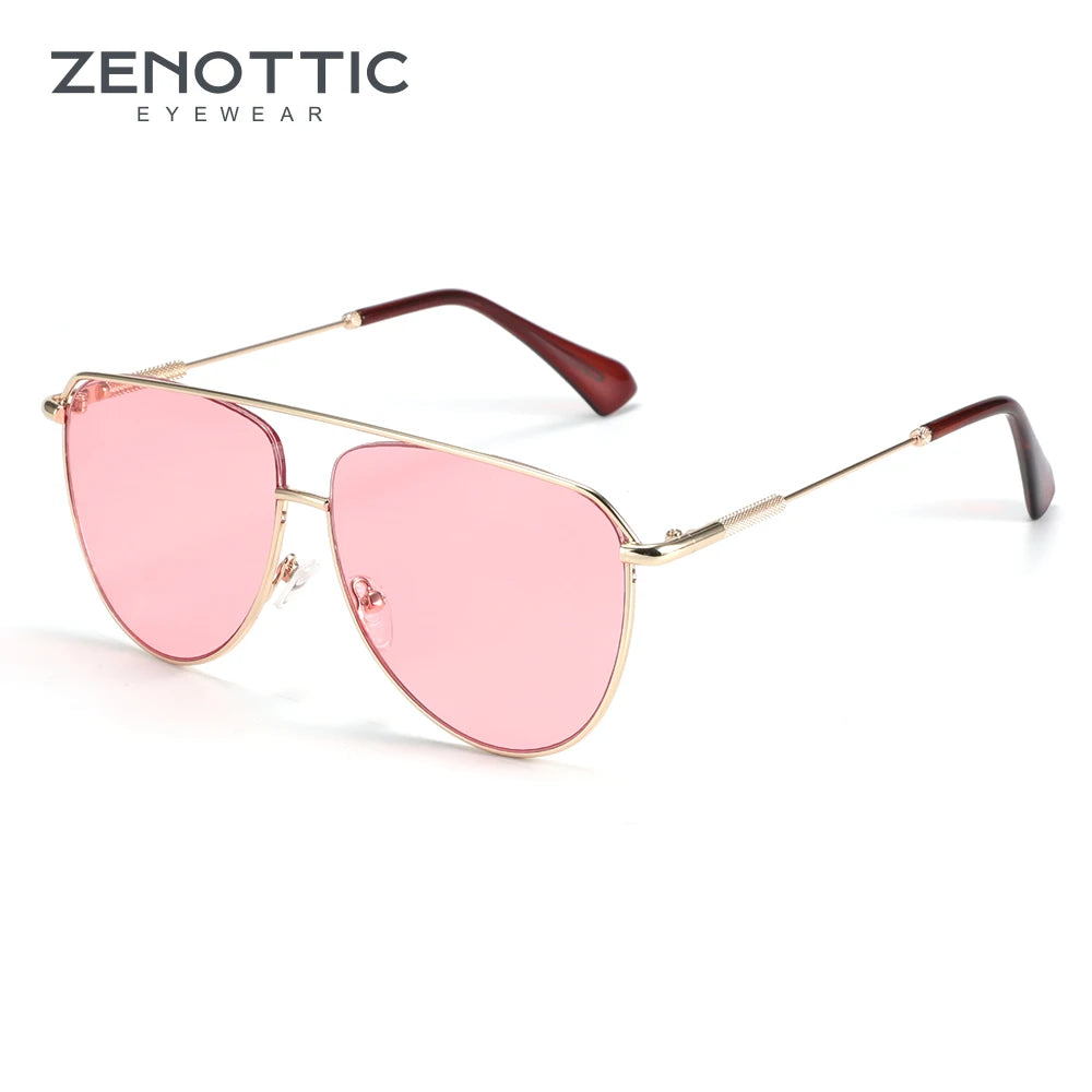 Pilot Double Bridge Gradient Sunglasses
