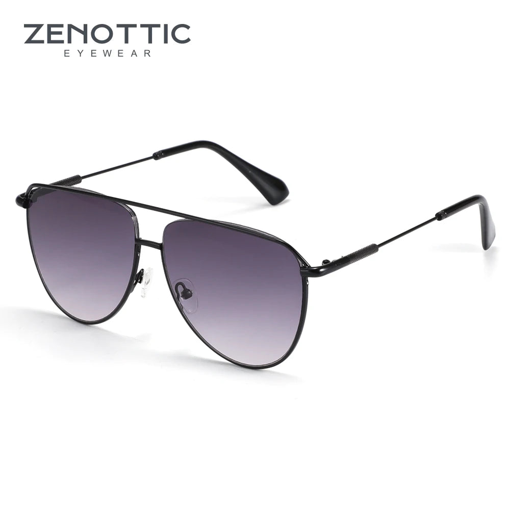 Pilot Double Bridge Gradient Sunglasses