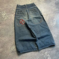 Harajuku Letter Embroidery Loose Jeans