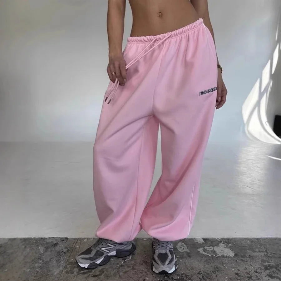 Retro Hip-Hop High Waist Sweatpants