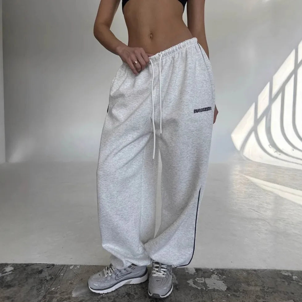 Retro Hip-Hop High Waist Sweatpants