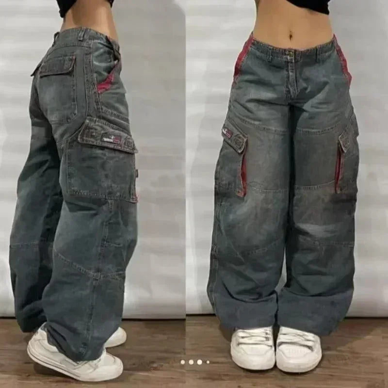 Baggy Wide Leg Black Jeans