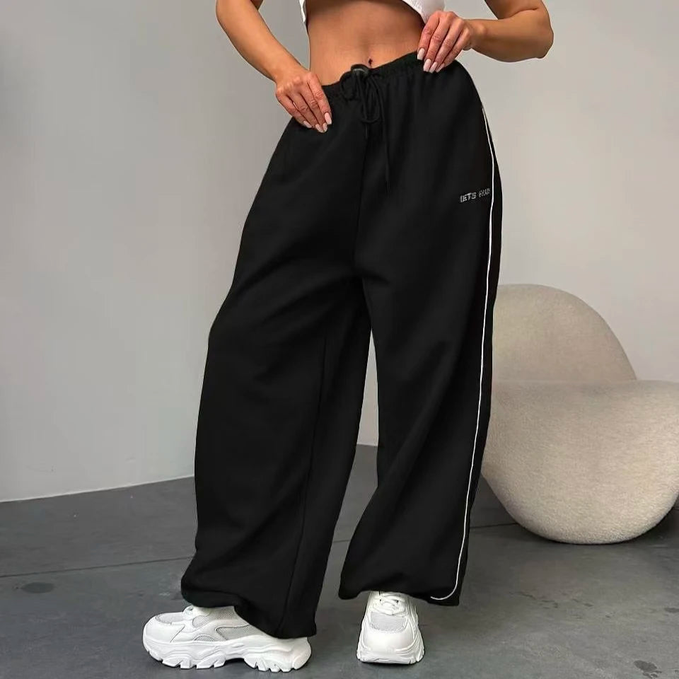 Retro Hip-Hop High Waist Sweatpants
