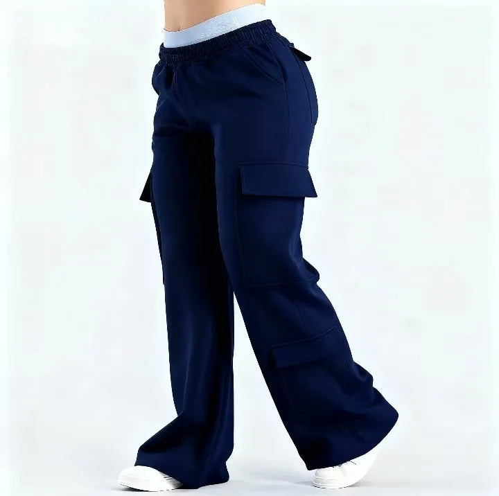 Y2K Wide Leg Cargo Pants