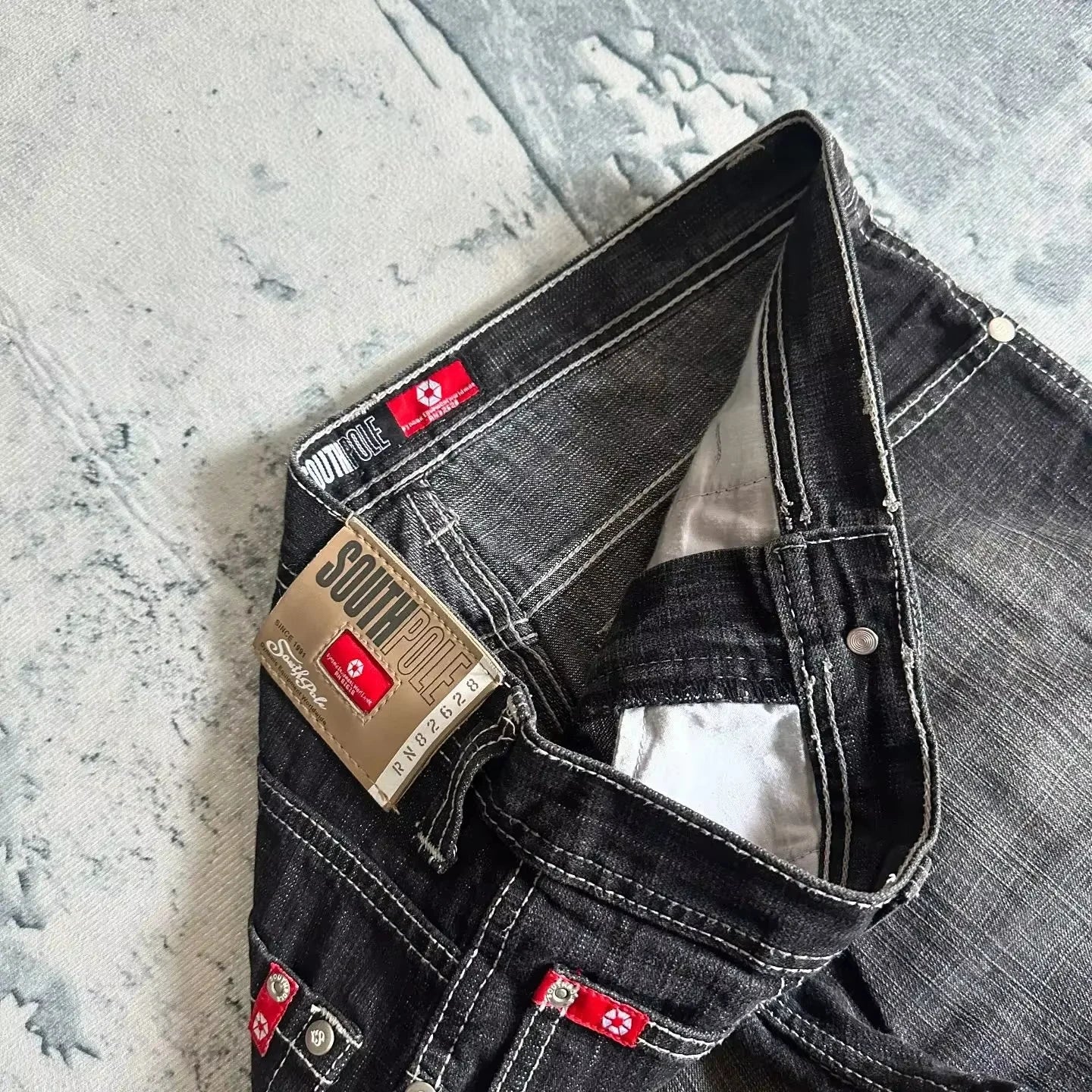 Oversized Mopping Wide Leg Jeans