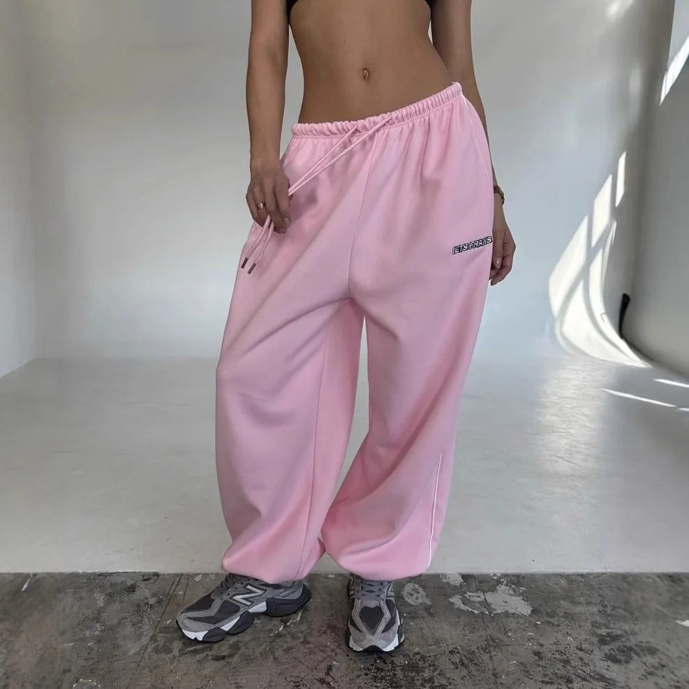Striped Wide Leg Casual Pants