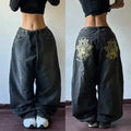 Baggy Wide Leg Black Jeans