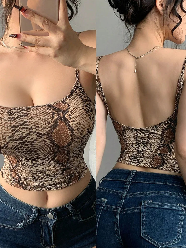 Backless Cami Crop Top