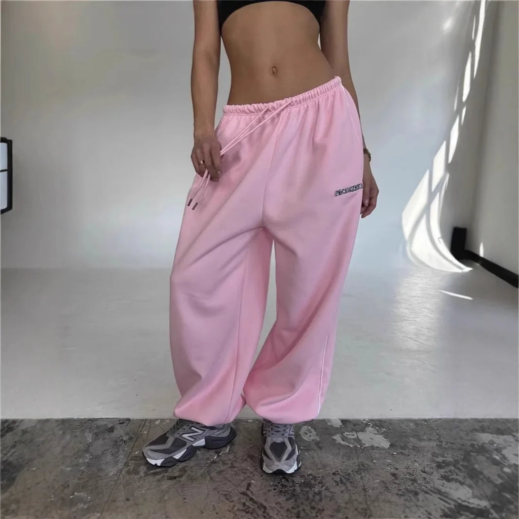 Striped Wide Leg Casual Pants
