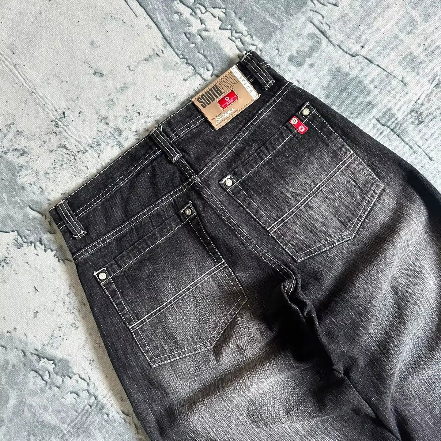 Oversized Mopping Wide Leg Jeans