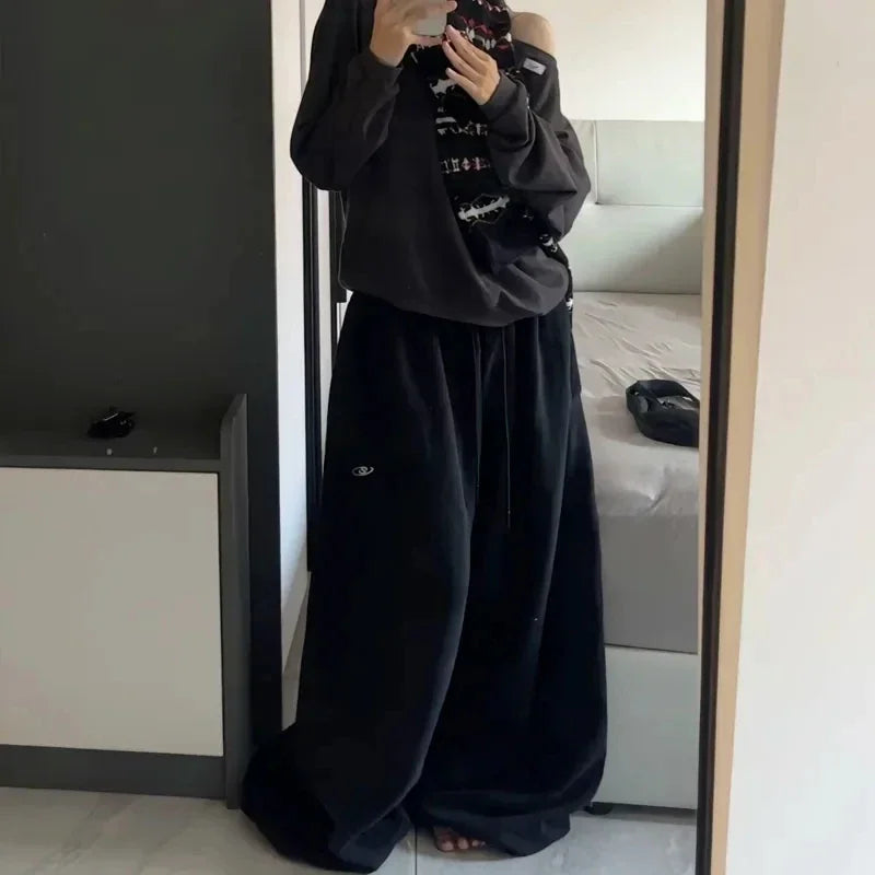 Oversized High Waist Wide Leg Sweatpants