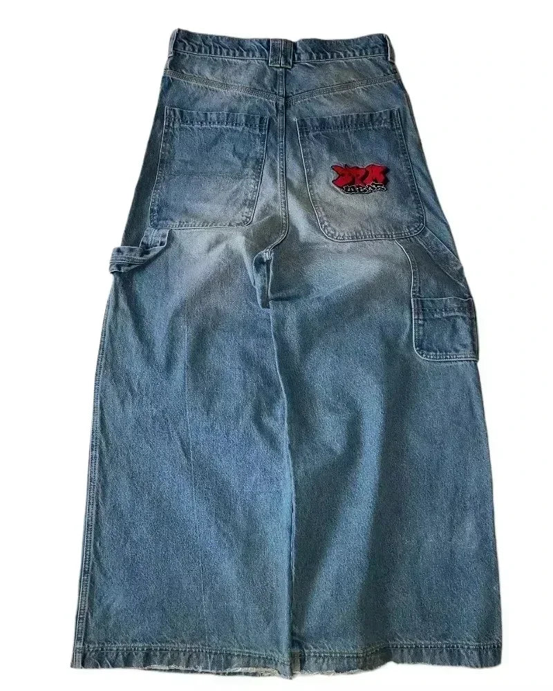 Baggy Wide Leg Black Jeans