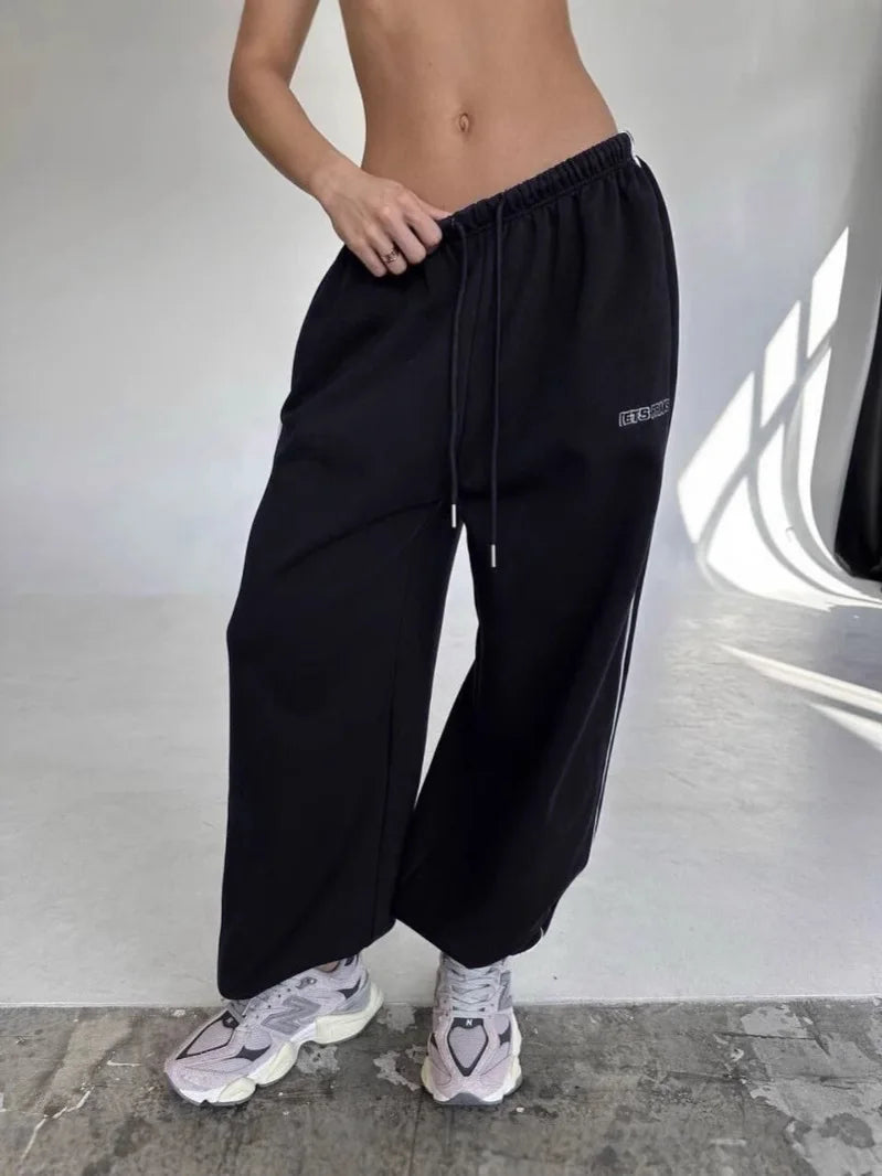 Retro Hip-Hop High Waist Sweatpants
