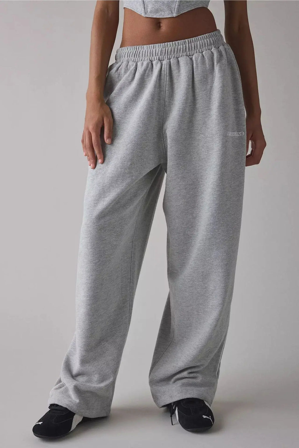 Y2K Letter Embroidery Wide Leg Sweatpants