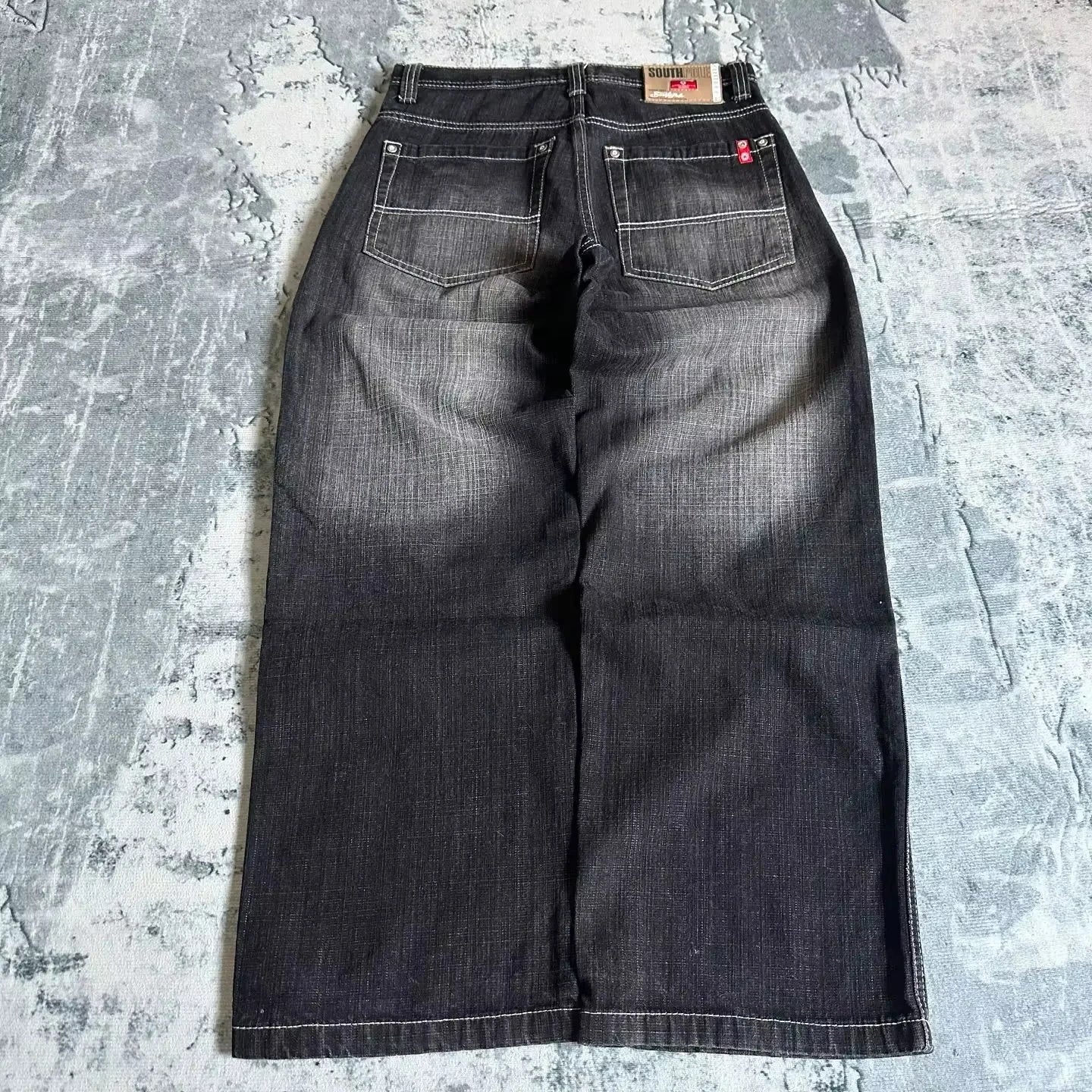 Oversized Mopping Wide Leg Jeans
