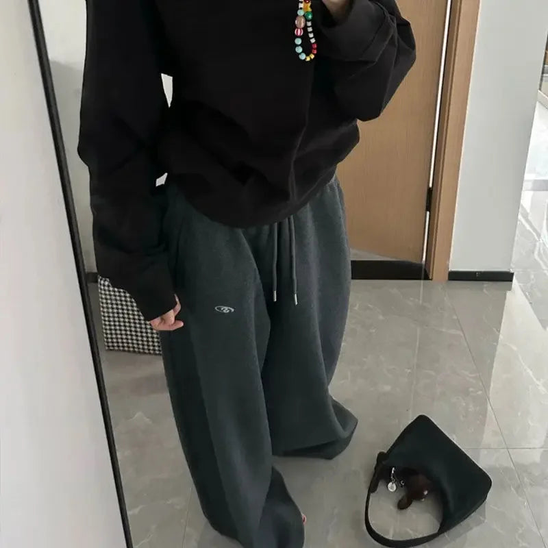 Oversized High Waist Wide Leg Sweatpants