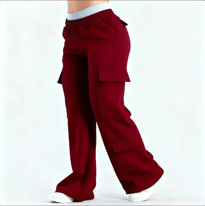 Y2K Wide Leg Cargo Pants