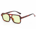 Y2K Small Frame Retro Double Beam Sunglasses