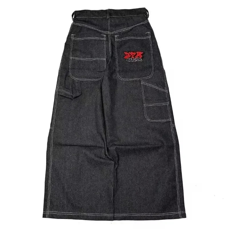 Oversized Mopping Wide Leg Jeans