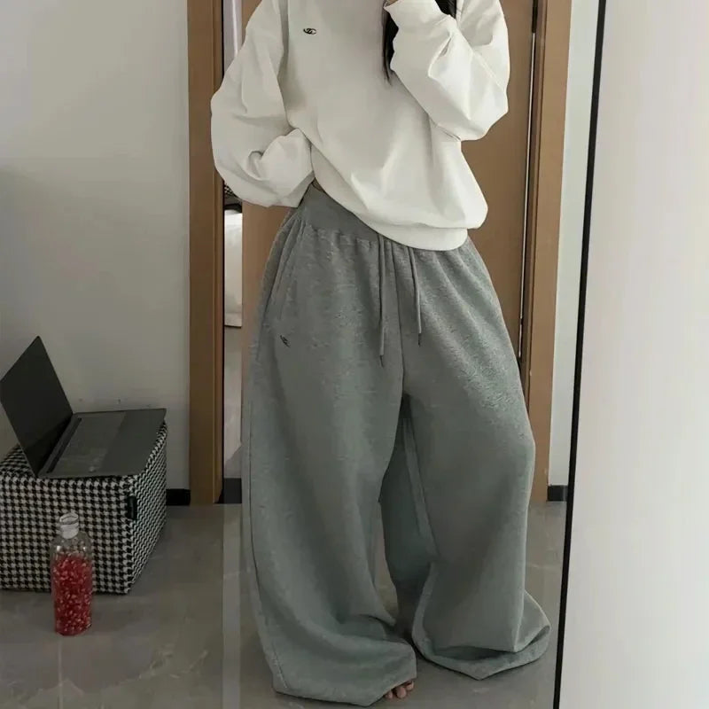 Oversized High Waist Wide Leg Sweatpants