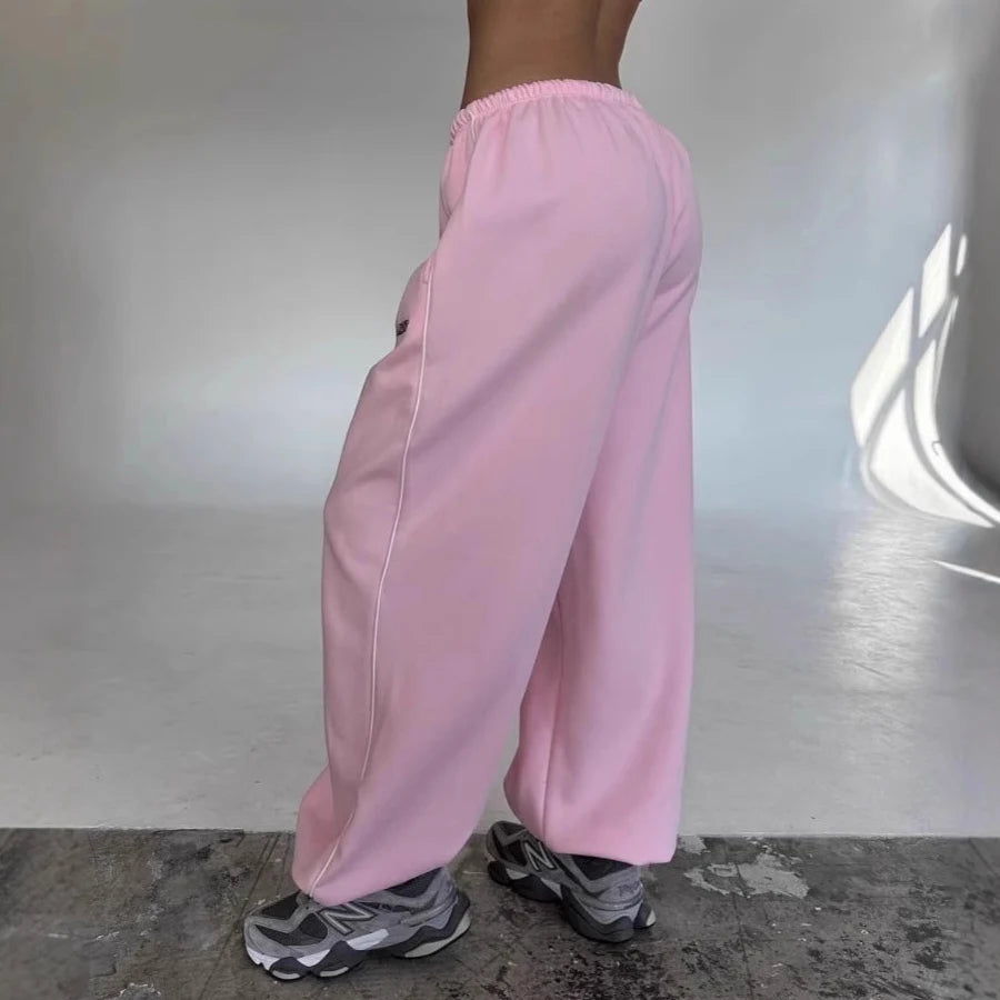 Retro Hip-Hop High Waist Sweatpants