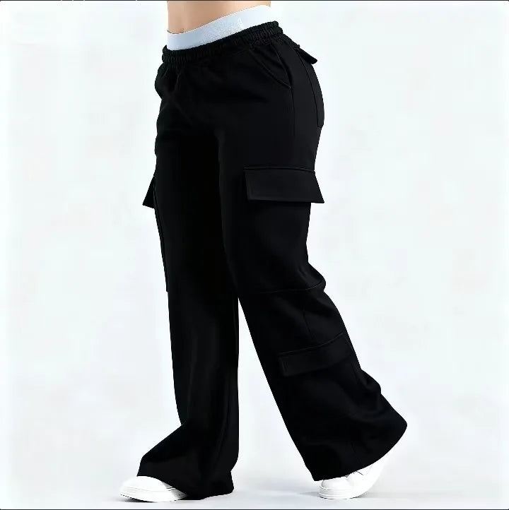 Y2K Wide Leg Cargo Pants